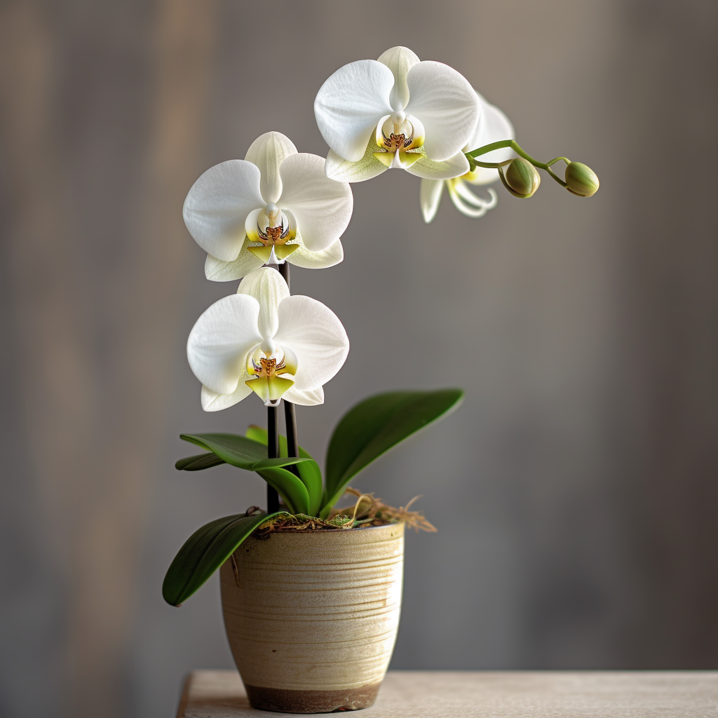 Blanche d'Orchidées