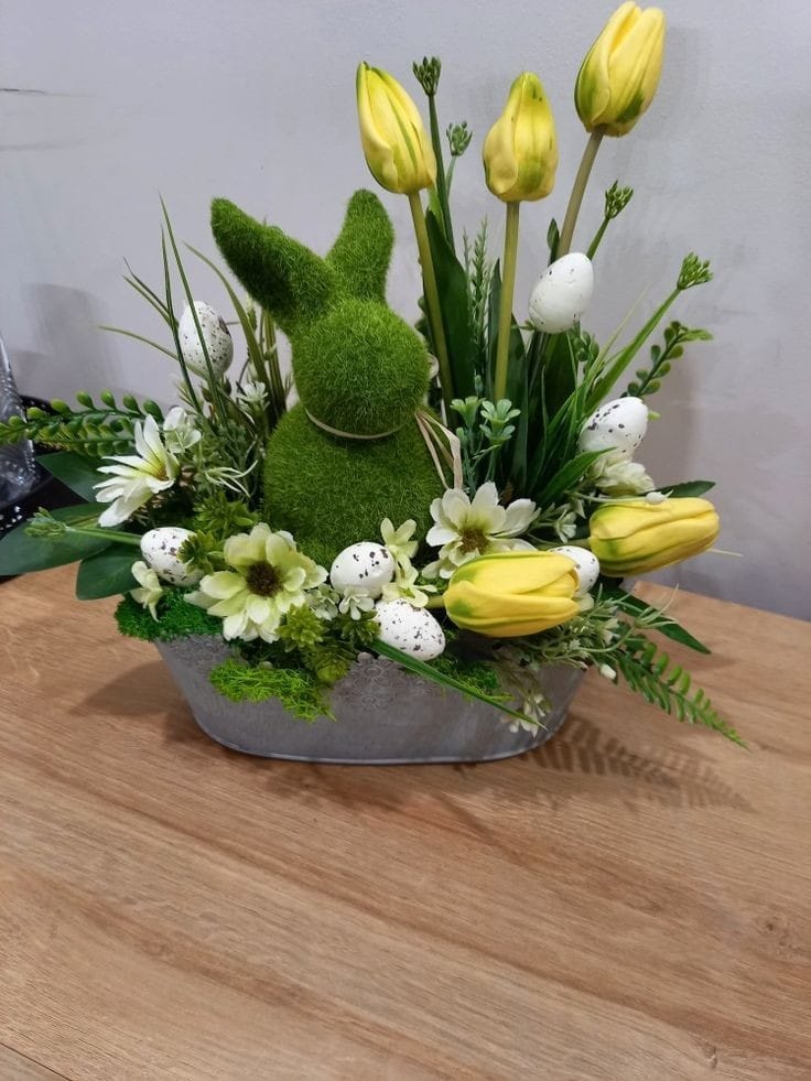 Fantaisie de Pâques : Tulipes et Douceur