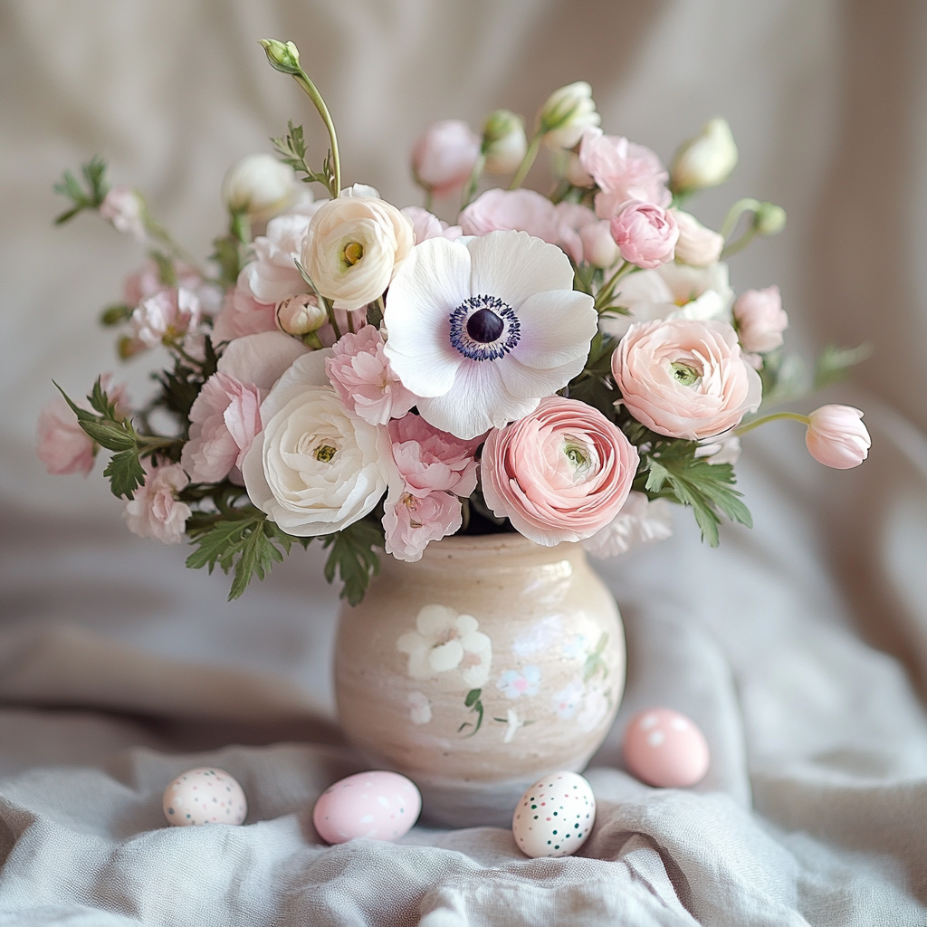 Douceur Pastelle – Bouquet tendre pour Pâques