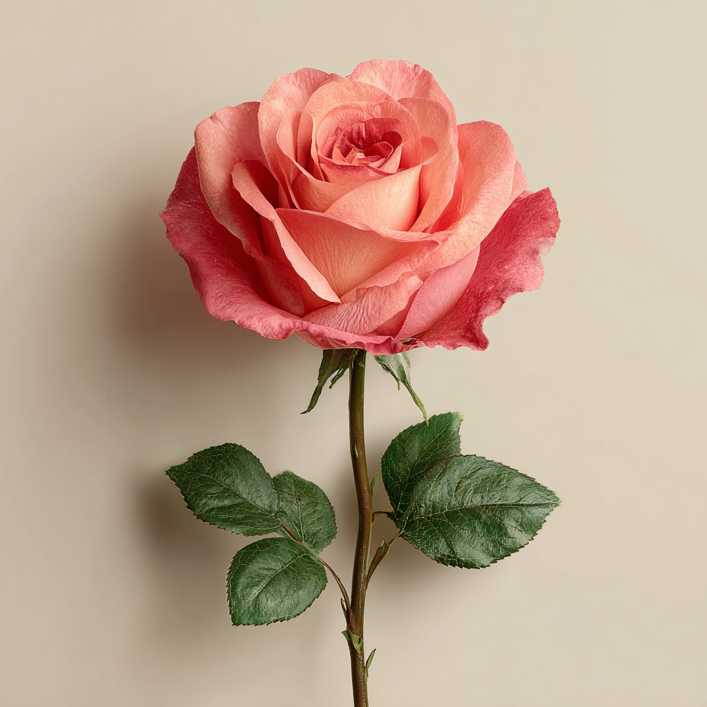 Rose à l’unité Grande tige 60 cm