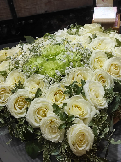 Cœur floral Pureté