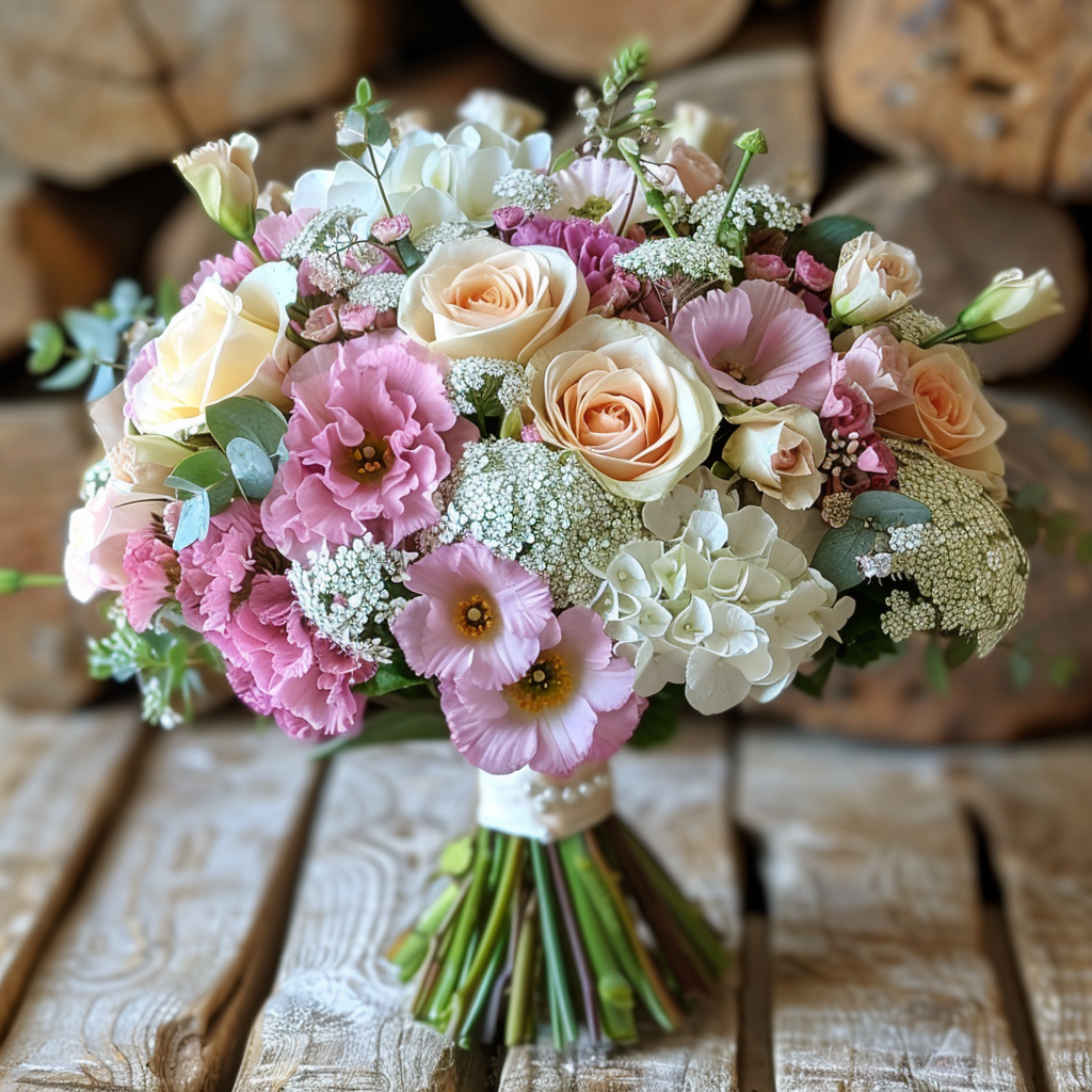 Pivoine Enchantée — bouquet fête des mères par Camélia, fleuriste au Chesnay