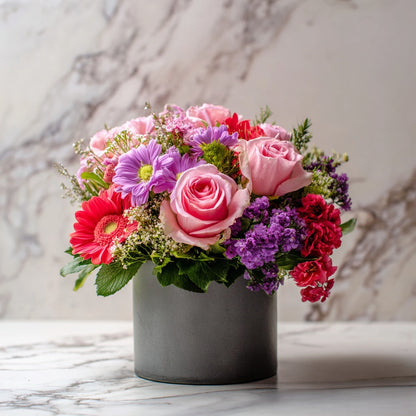 Pot de fleur de saison