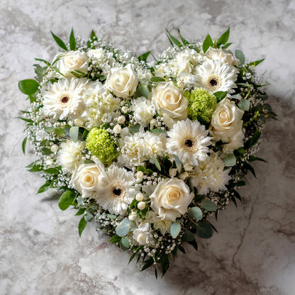 Cœur funéraire de deuil