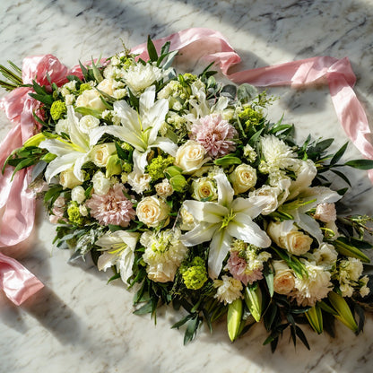 Gerbe de Deuil sur Piquet